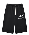 Relaxed Drawstring Three-quarter Sweatpants