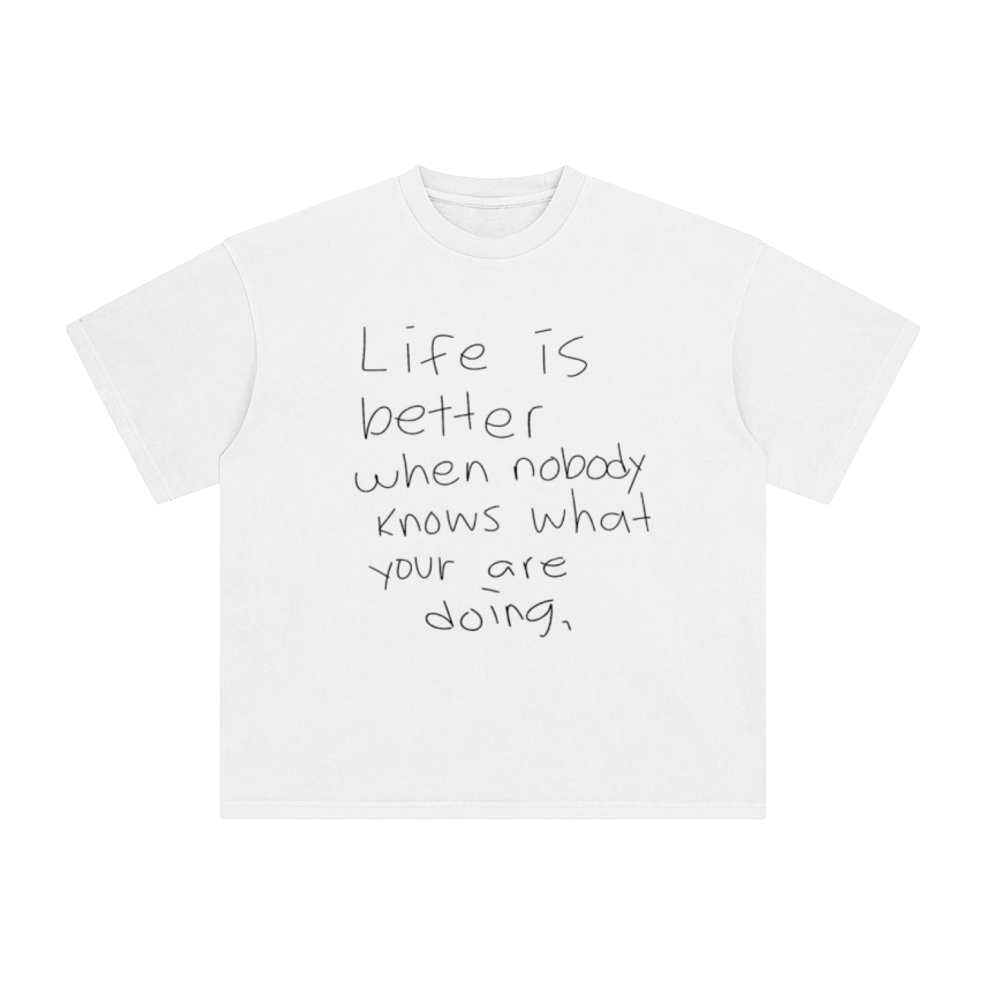 Enzyme Washed T-Shirt