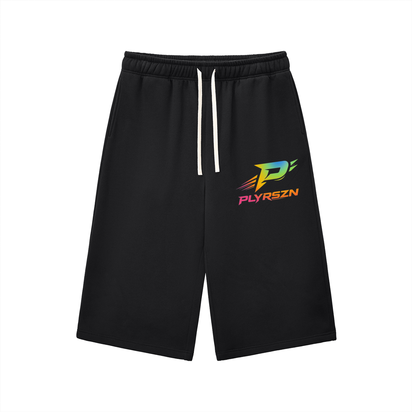 Relaxed Drawstring Three-quarter Sweatpants